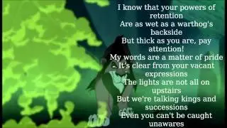 Be Prepared (w/ lyrics) From Disney's 