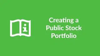Creating a Public Stock Portfolio in CoreSSG, SSGPlus