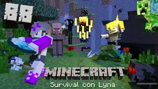 ¡Tengo que sobrevivir la noche! | Minecraft: Survival con Lyna #88