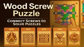 Beauty Screw Jam Gameplay | Spin, Match & Solve Colorful Screw Puzzles 🌀🔩