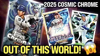 2025 Topps Cosmic Chrome Baseball Hobby Box Breakdown | Checklist, Inserts, Parallels & Case Hits
