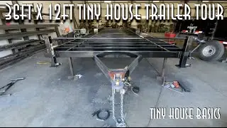 36ft x 12ft Wide Tiny House Trailer Tour