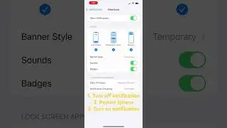 Уведомления iPhone не работают в некоторых приложениях #iphone #уведомление #взломiphone #перезаг...