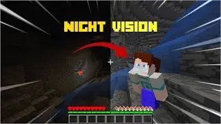 How to get night vision without mods or resource packs