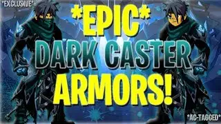AQW - EXCLUSIVE New Dark Caster Armors! (Obtain The Dark Caster Class Quest) + ITEM Showcase!
