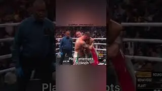 Benavides Breaking The Clinch | Boxing Fight Breakdown Highlights #mma #boxingtechnique