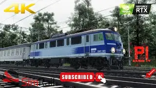 SimRail - The Railway Simulator - Rain - %100 Real Game Realistic - 4K60FPS  #simrail #train #game
