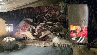 Жизнь в пещере: проливные дожди 🌧️ в горах Загрос 🏔️ и усилия кочевников 🏕️💪 по выживанию