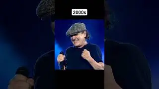 Brian Johnson over the years🎤 #music #rock #acdc #hardrock #singer #brianjohnson #years #cool