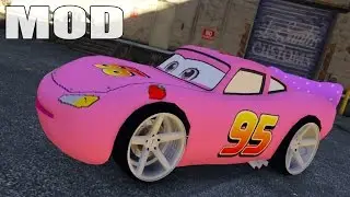 Pink LIGHTNING MCQUEEN / GTA 5 Cars Mods