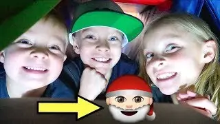 KIDS BUILD SECRET BOX FORT to CATCH SANTA on CHRISTMAS!