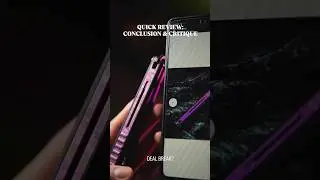 Quick review: ldy KITE (Pt5) - More info on IG: electro.blade #butterflyknife #balisong