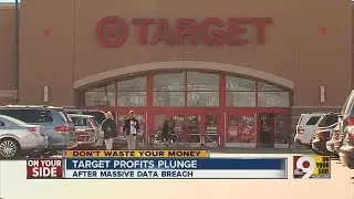 Target profits plunge