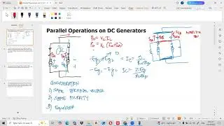 DC Machines Parallel Operation of DC Generator
