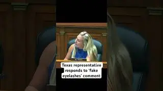 Texas representative responds to &lsquo;fake eyelashes&rsquo; comment