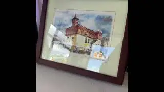 Custom framing by modern memory Design Picture frame shop Toron Poland art #frameshop #customframing