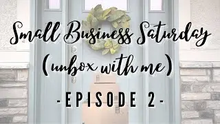 Support Small Businesses #2 / Shop Small / Unboxing Small Business Happy Mail / Opening Up My Orders