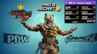 PDW OG GUNSMITH for codm| best gunsmith for PDW  in codm| PDW best gunsmith.