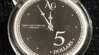 2019 Tokelau 1oz Silver $5 Chronos ⏰ A Cure For The Daylight Savings Time Change Blues