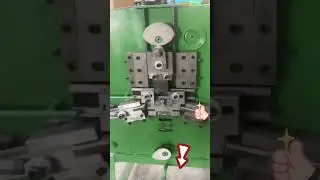 Mechanical 8mm Half D Ring Belt Making Metal Wire Buckle Machine