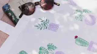 УЧЕБНОЕ РУКОВОДСТВО: Набор для творчества &laquo;Пляжная сумка с линопринтом&raquo; | Craftiosity | Подписка ...