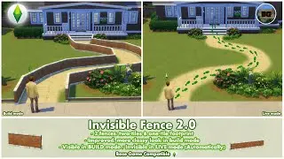 Bakies The Sims 4 Custom Content: Invisible Wall Objects (Formely known as Invisible Fence 2.0)