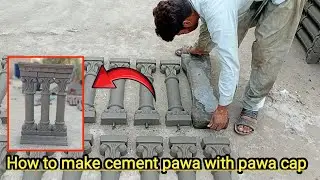 New Technical Process ! How to make cement beautiful Pawa with bader || How to making easy and simpl