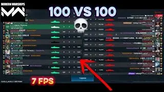 100 VS 100 Modern warships Boss mode