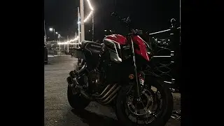 CBR 650F - Night Wheelies