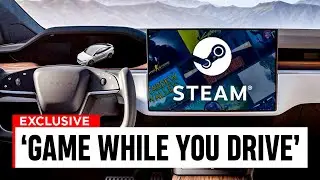Tesla's Will Be Able To PLAY Steam Games Whilst Driving...
