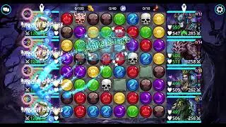 Gems of War - Dark Court Pure Faction Team Level 500 Complete