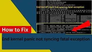 end kernel panic not syncing fatal exception virtualbox