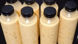 Minuman Puding Jelly Lumut yang enak dan segar 