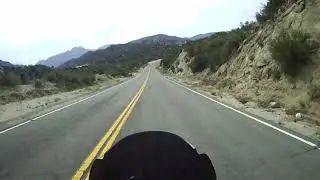 Angeles National Forest - Upper Big Tujunga on a Aprilia Tuono