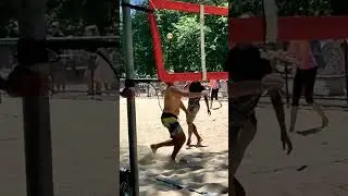greatest doubles here playing hard in softest sand