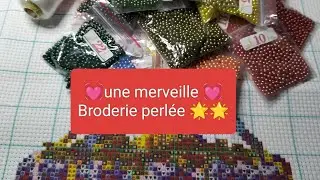 😱😱unboxing 🌟une broderie perlée comme j'en ai jamais vu 😱😱⚠️craquages ⚠️#biggestcraft