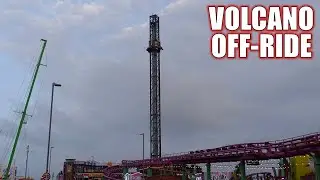 Volcano Off-Ride Footage, Fantasy Island S&S Space Shot | Non-Copyright