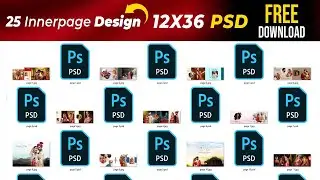 25 best wedding album page design| DM design included | #albumdesign #freepsd #weddingalbum