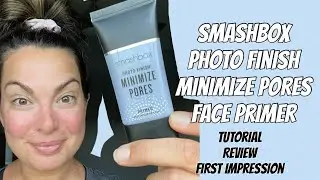 Smashbox Photo Finish Minimize Pores Face Primer - Review & Tutorial #smashbox #faceprimer