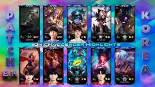 KOREA HighElo Match #852 Patch 13.14 [KDF YoungJae, KDF BuLLDoG, GEN Zest, GEN Winner, T1 - Smash]