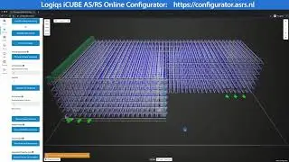 Logiqs iCUBE AS/RS - online 3D design tool - Tutorial