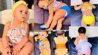AFFORDABLE WALMART SWIMMING SUIT | BABY TRY ON HAUL