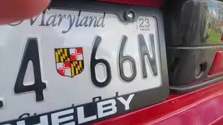 New Shelby license plate frame from Amazon... does it fit?