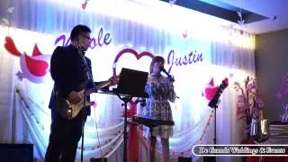 Lauren & Joseph KF - De Grands Wedding band (English songs) Melaka, Malaysia.