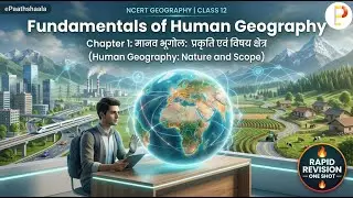 Human Geography: Nature & Scope | Class 12 Geography Ch-1| RAPID REVISION | Animation | ePaathshaala