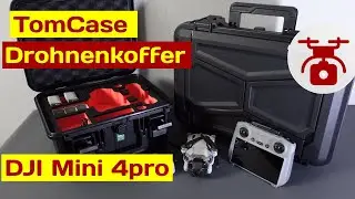 TomCase Drohnenkoffer DJI Mini 4pro Travel Edition & Ready to Fly für deine DROHNE