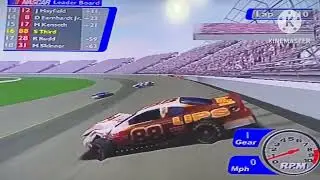 NASCAR Heat 2002 Crashes #1 PlayStation 2