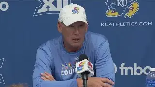 Lance Leipold explains one challenge the Jayhawks' week one opponent presents
