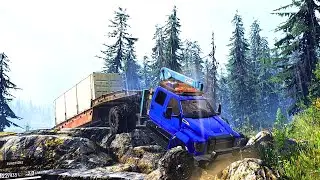 Container Delivery - Ford Pickup - SnowRunner