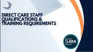 Direct Care Staff, Contractor, and Volunteer Qualifications & Training Requirements